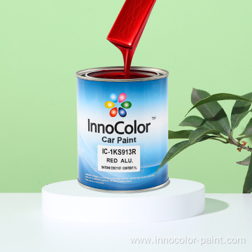 1K Solid Color Red Car Paint Automotive Topcoat Paint